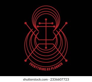 Vector de diseño de camisetas de concepto de tecnología