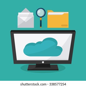 Technology concept with devices icons design, vector illustration 10 eps graphic.