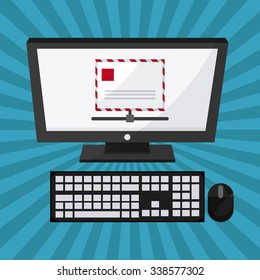 Technology concept with devices icons design, vector illustration 10 eps graphic.