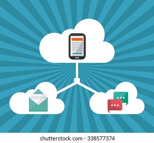 Technology concept with devices icons design, vector illustration 10 eps graphic.