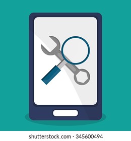 Technology concept with gadget icons design, vector illustration 10 eps graphic.