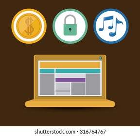 Technology concept with Gadgets design, vector illustration eps 10