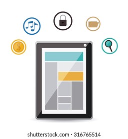 Technology concept with Gadgets design, vector illustration eps 10