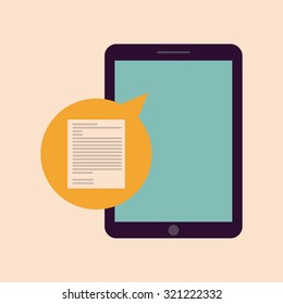 Technology concept with gadgets design, vector illustration eps 10