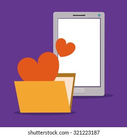 Technology concept with gadgets design, vector illustration eps 10