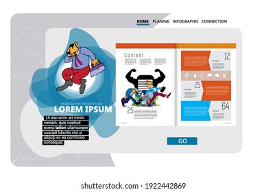 Concepto de tecnología para banners de internet, banners de medios sociales, encabezados de sitios web, ilustración vectorial 