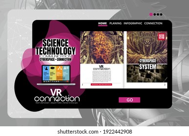Concepto de tecnología para banners de internet, banners de medios sociales, encabezados de sitios web, ilustración vectorial 