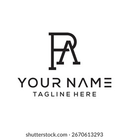 Technology concept logo design with the letter P