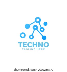 Technology Concept Logo Design Template