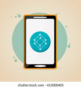 Technology concept. media icon. communication concept