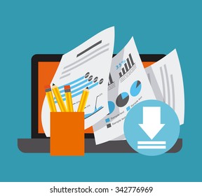 Technology  concept with network icons design, vector illustration 10 eps graphic