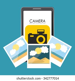 Technology  concept with network icons design, vector illustration 10 eps graphic