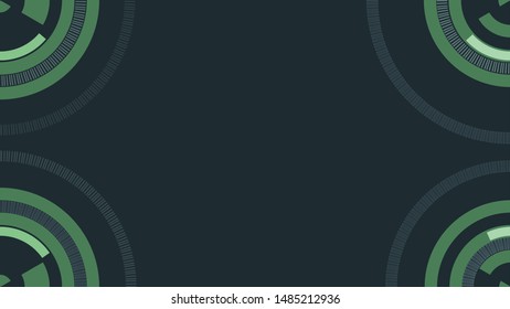 Technology concept visualization. Elements with lines, circles and dots array. Technology concept connection complex. Visual concept. Graphic abstract background. Vector illustration. Eps 10