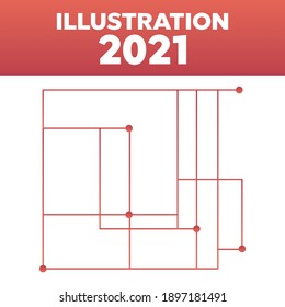 Technology connected network background. Connection digital graphic vector background