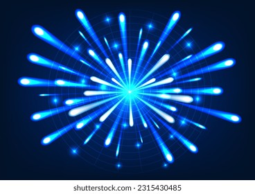 Technology connection for data transmission via high-speed internet network that covers the world. It is a modern innovation that corporate companies use to do business abroad.