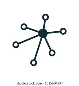 technology connection icon symbol vector design
