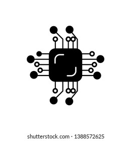 technology connection icon symbol vector design