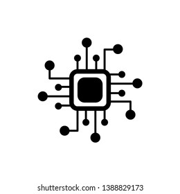 technology connection icon vector flat design