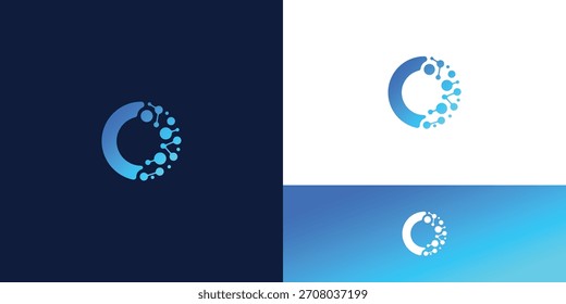 technology connection symbol abstract , dot, Blockchain, molecular, and system graphic design vector illustration. Symbol, icon, creative logo design