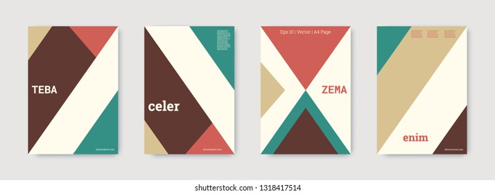 Technology cover design. Minimal vector geometric. Shapes patterns. Triangle design template. Pink, green, white, bright business concept. Colorful set of vector. Cool technology cover design.