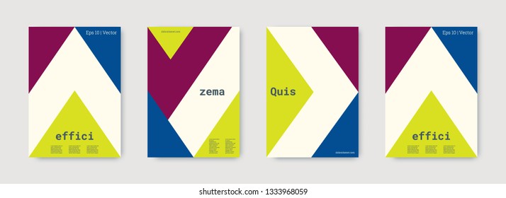 Technology cover design. Minimal vector geometric. Shapes patterns. Triangle design template. Blue, purple, gold, white, bright business concept. Colorful set of vector. Cool technology cover design.