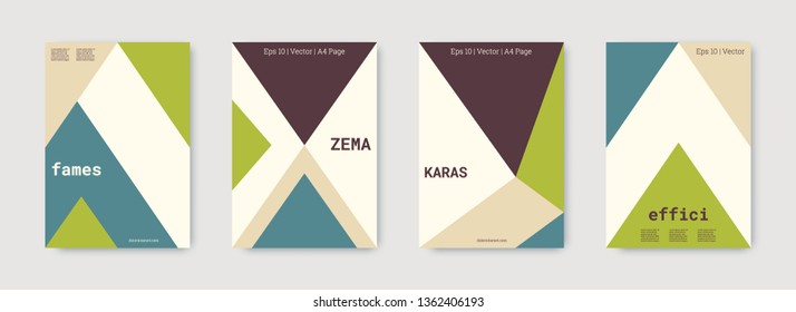 Technology cover design. Minimal vector geometric. Shapes patterns. Triangle design template. Blue, green, pink, white, bright business concept. Colorful set of vector. Cool technology cover design.