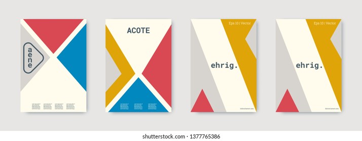 Technology cover design. Minimal vector geometric. Shapes patterns. Triangle design template. Blue, pink, gold, white, bright business concept. Colorful set of vector. Cool technology cover design.
