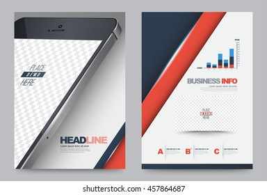 Technology cover design template vector for annual report brochure flyer, Leaflet cover presentation abstract technology background, layout in A4 size. Vector illustration.