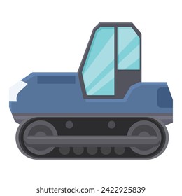 Technology crawler icon cartoon vector. Vehicle machine. Engine truck