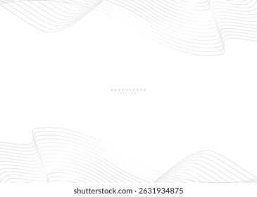 Tecnologia fundo de linha curvada Design gráfico digital futurista moderno