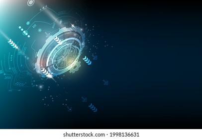 Concepto de cibervelocidad tecnológica.fondo digital abstracto.