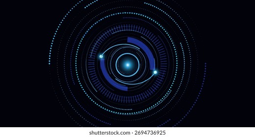 Tecnología de fondo degradado blanco azul oscuro, tecnología de negocios Plantilla de comunicación digital, elemento de ilustración creativa de inteligencia artificial, Vector gráfico de patrón de cubierta de póster de Anuncio.