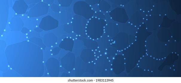Technology data background, idea of global business solution