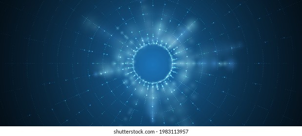 Technology data background, idea of global business solution