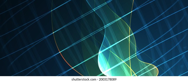 Technology data background, idea of global business solution