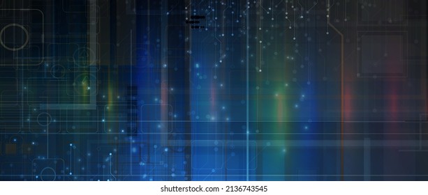 Technology data background, idea of global business solution