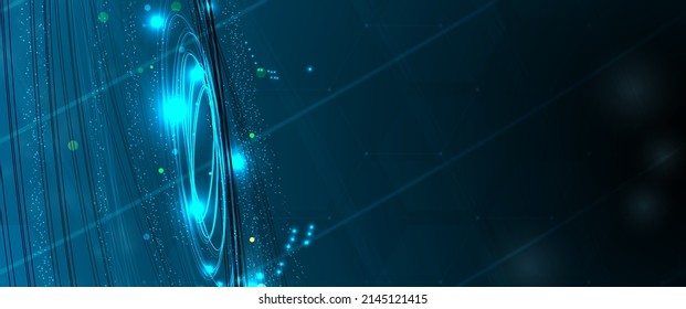 Technology data background, idea of global business solution