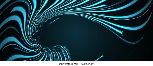 Technology data background, idea of global business solution
