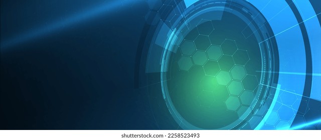 Technology data background, idea of global business solution