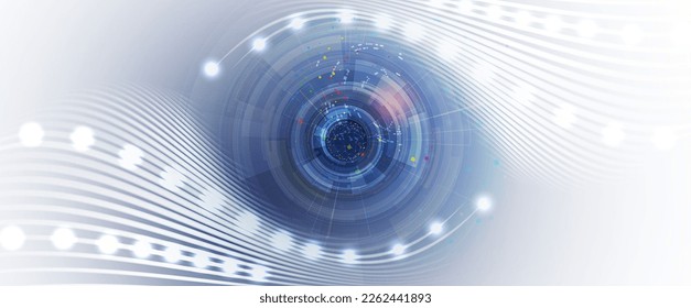 Technology data background, idea of global business solution