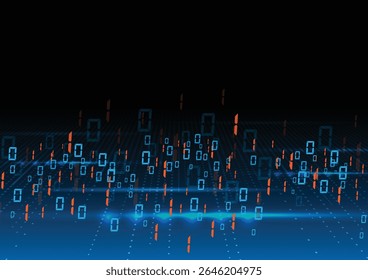 Technology data cloud  digital background ,Digital technology future tech background. Computer programmer,big data, digital transformation,