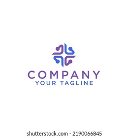 technology and data logo, icon and vector