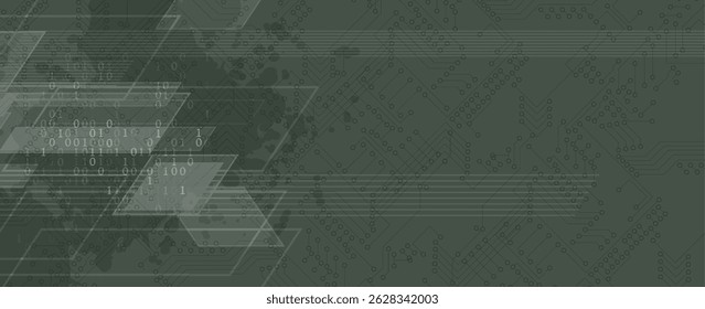 Technology data an network connection visual business background