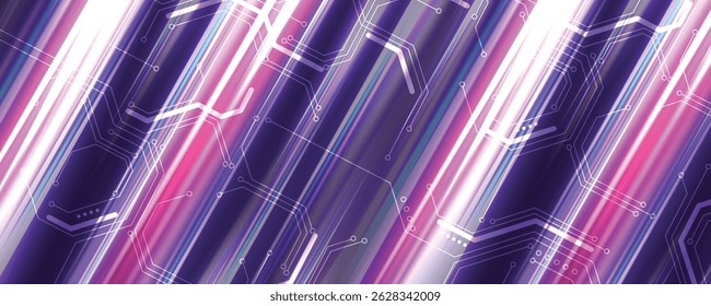 Technology data an network connection visual business background