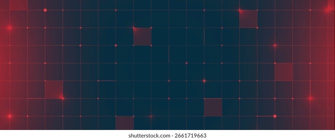 Technology data an network connection visual business background