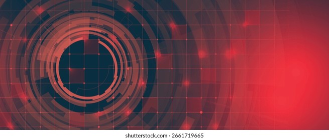 Technology data an network connection visual business background