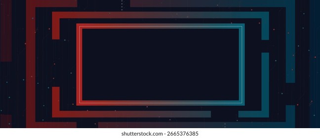 Technology data an network connection visual business background