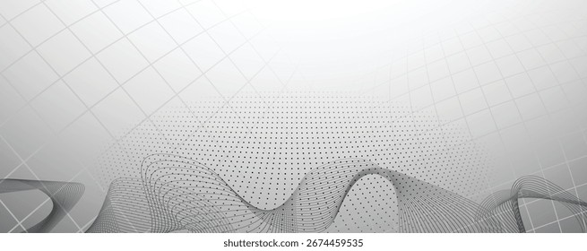 Dados de tecnologia e conexão de rede plano de fundo visual de negócios