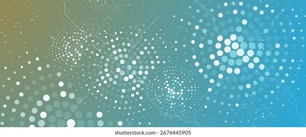 Dados de tecnologia e conexão de rede plano de fundo visual de negócios