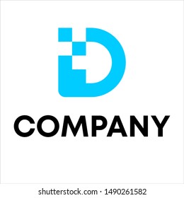 technology design company logo template